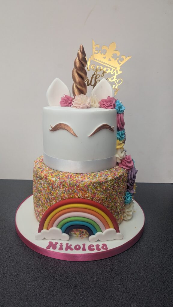 Unicorn celebration cake